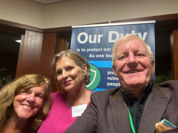 Cllr Valerie Hawes, Cllr Yvonne Scott, and Cllr Peter Scott attending the Leicestershire Police - Chief Constable's Intercultural Day