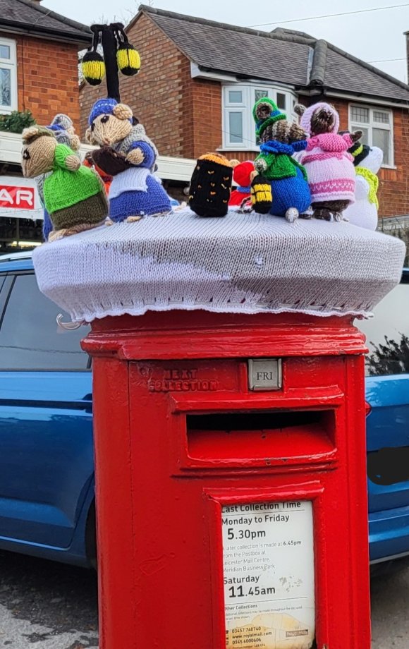 Christmas Post Box Topper 2024